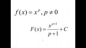 Первообразная. Правила нахождения первообразных. Урок №1