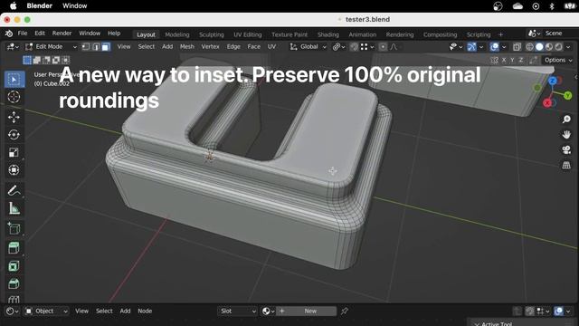New Inset Tool For Blender - Round Inset (blender Addon)