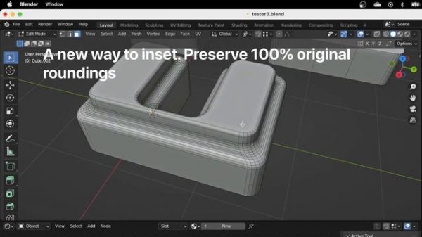 New Inset Tool for Blender - Round Inset (blender addon)