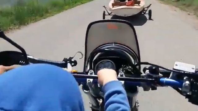 Транспортировка лодки.без фаркопа смотреть онлайн