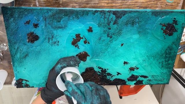 Создаем Море эпоксидной смолой, акриловыми скалами и содой смотреть онлайн