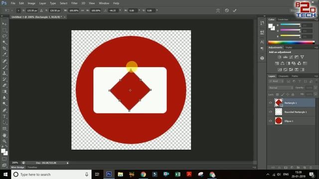 How to Create icon using Photoshop - फोटोशॉप से बनाना सीखें ICON смотреть онлайн