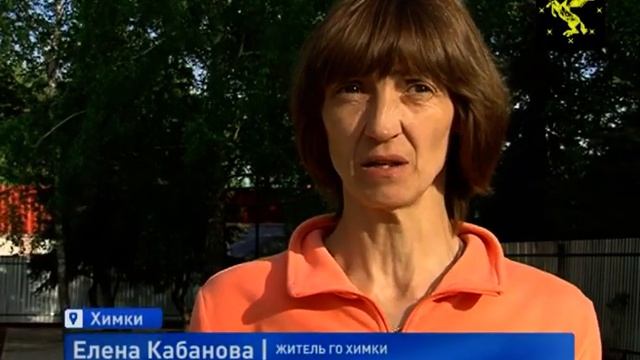 Возле строящегося магазина «Подмосковный фермер» вблизи станции Химки высадили новые деревья смотреть онлайн