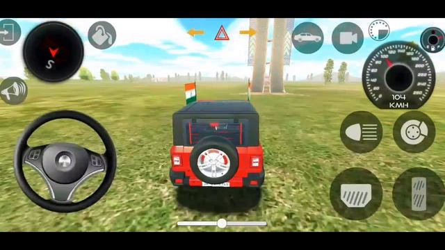 Dollar (song) modified Mahindra Red Thar ? || Indian Cars Simulator 3D Game смотреть онлайн