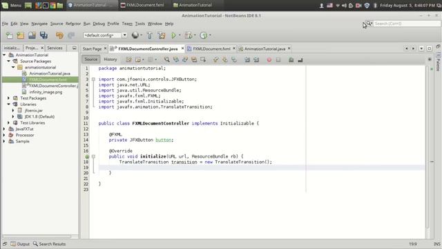 JavaFX Animation Tutorial #1: Introduction and TranslateTransition смотреть онлайн