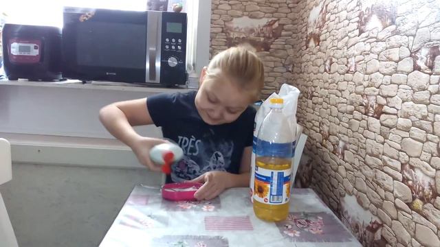 как сделать лизуна без клея и буры how to make slime without glue and borax/ лиза мяу ))) смотреть онлайн