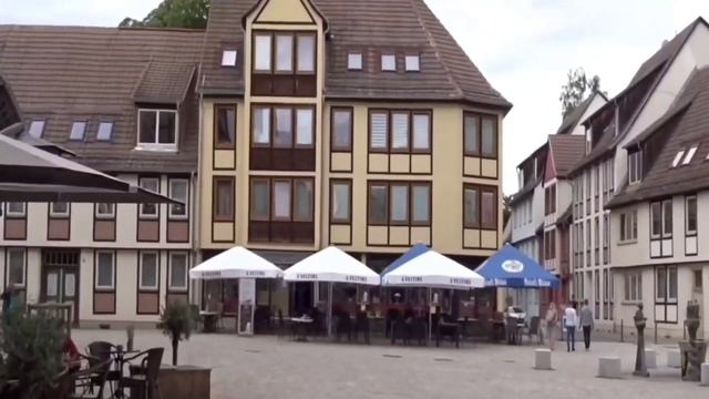 THE ANCIENT TOWN OF QUEDLINBURG SAXONY-ANHALT GERMANY смотреть онлайн