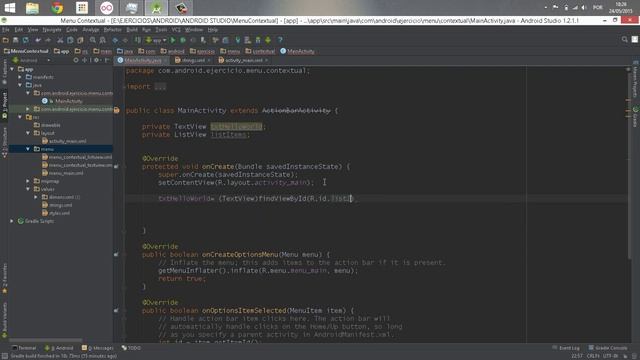 Menús contextuales en Android - Parte 1 смотреть онлайн