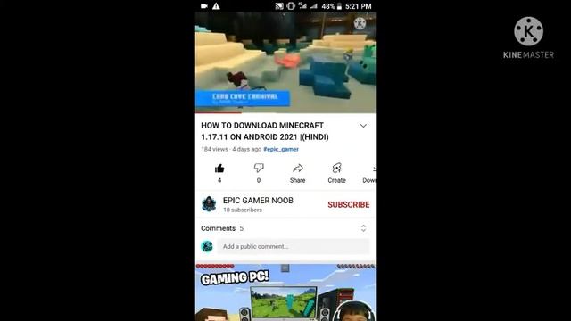 How To Download Minecraft 1.17.30.04 IN ANDROID 2021 | Hindi | смотреть онлайн