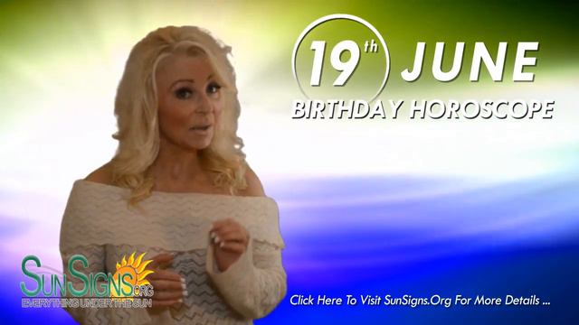 June 19th Zodiac Horoscope Birthday Personality - Gemini - Part 1