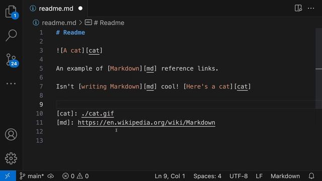 VS Code tips — Organizing Markdown link definitions смотреть онлайн