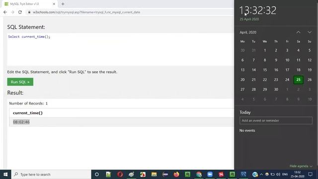 SQL - Part 31 - current_date(), curdate(), current_time(), curtime(), now() & sysdate() смотреть онлайн