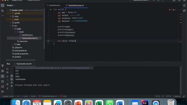 Kotlin Dasar : (3) Tipe Data Number смотреть онлайн
