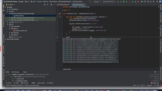 How to upload photo from gallery kotlin смотреть онлайн