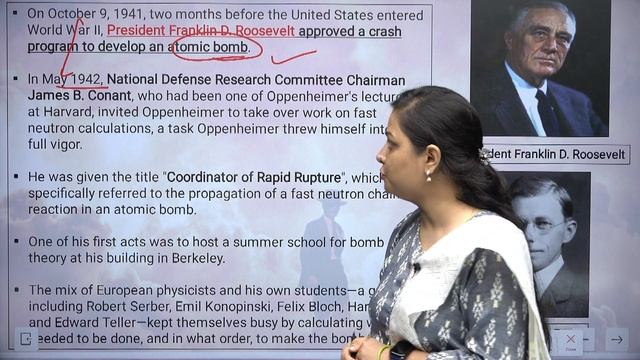 Oppenheimer : Father of Atomic Bomb || Khushboo Ma'am || Tathastu-ICS смотреть онлайн