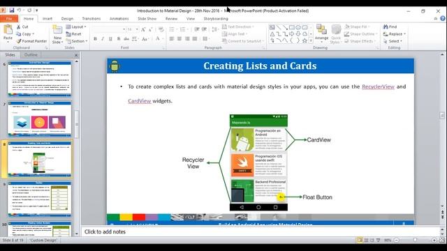 How to Build an Android App Using Material Design | Android Material Design Tutorial смотреть онлайн