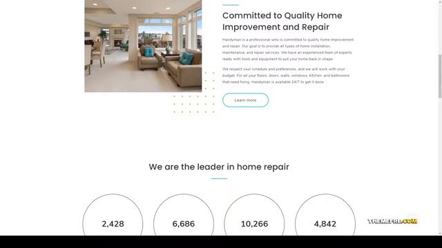 Buba - A Construction Service WordPress Theme responsive wordpress theme Ren смотреть онлайн
