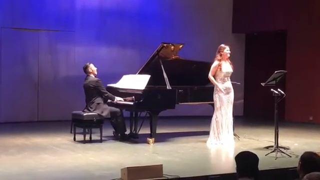 Рахманинов "Весенние воды " Анастасия Михайлиди .Партия фортепьяно- Николай Саввиди смотреть онлайн