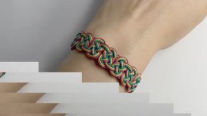 браслет с узел Джозефин макраме