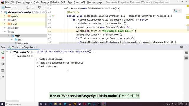Programavimo kalba Java #10 Retrofit išorinio serverio endpoint REST API duomenų nuskaitymas смотреть онлайн