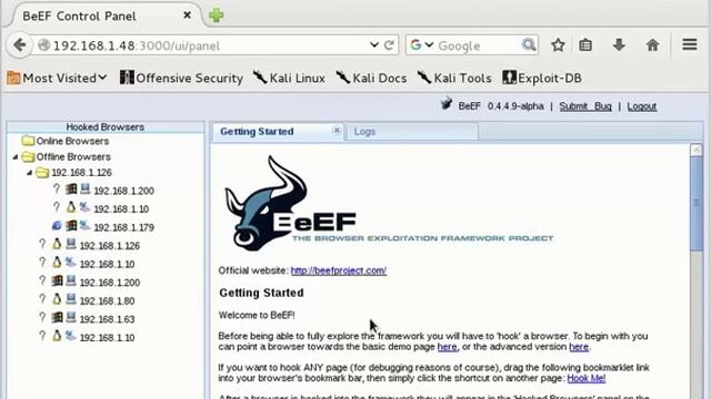 Kali v2 [Dns_spoof+Beef+cobastrick] win7 смотреть онлайн