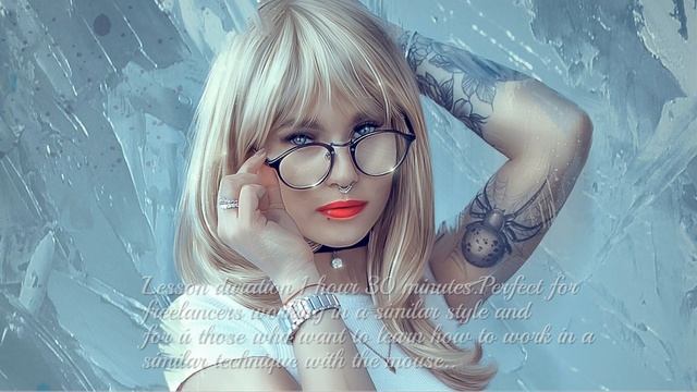 анонс.Портретная обработка фотографии маслом смотреть онлайн