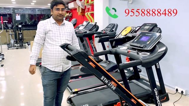 Affordable Treadmill motorised with automatic incline | Sparnod Sth 3700 смотреть онлайн