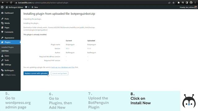 How to Install BotPenguin's WordPress Plugin To Your Website смотреть онлайн