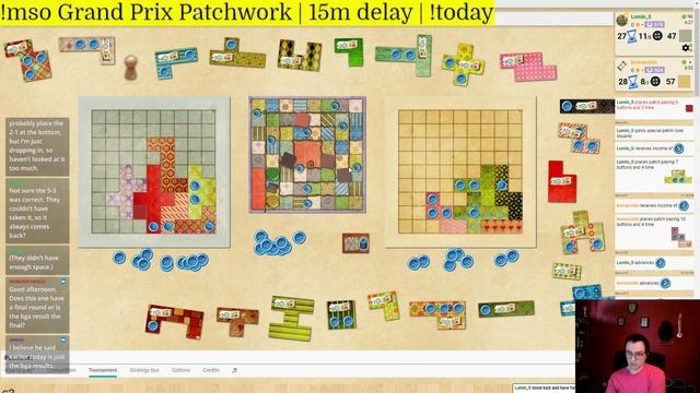 My Patchwork Games From The MSO Grand Prix