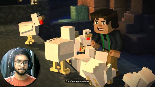 1ST TIME SEEING A WITHER😱😱😱, (is Reuben back?) | MINECRAFT: STORY MODE | #2 смотреть онлайн