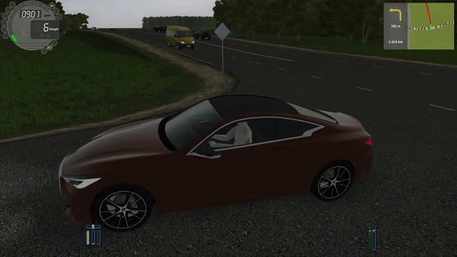 0 Infiniti Q60 3.0 Concept 2016- CITY CAR DRIVING#10 смотреть онлайн