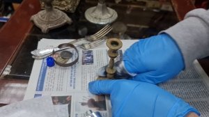 Лучшая паста для чистки : серебра , мельхиора , бронзы , меди , и других металлов .