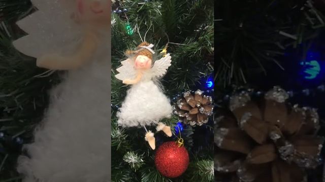 Елочные игрушки Ангелочки с Алиэкспресс смотреть онлайн