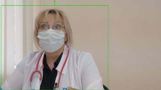 Распознавание маски на лице в "Испытание медицинской маски" CC-licensed video смотреть онлайн