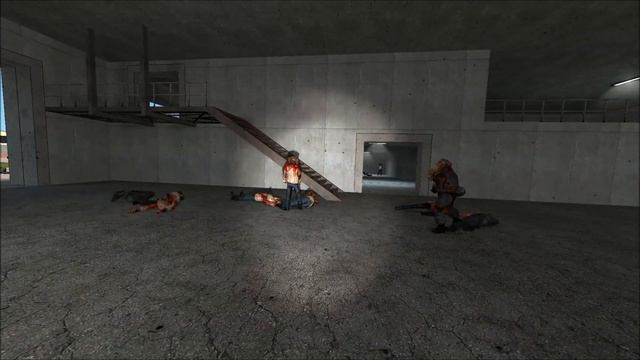 Zombie Hordes VS Resistance Soldiers NPC Battle Garry's mod смотреть онлайн