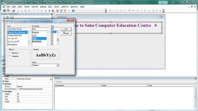 #254-Learn VBA: How to Create Scrolling Text in UserForm in Excel (2022) смотреть онлайн