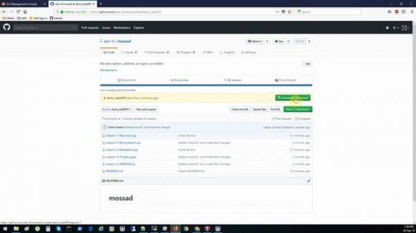 Git - Полный рабочий цикл действий Git и GitHub