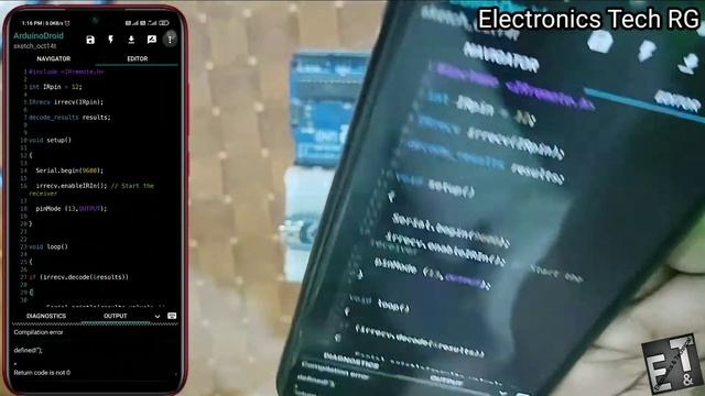 Arduino basic (part-4) how to compile error solution ? compile error :Return code is not 0. смотреть онлайн