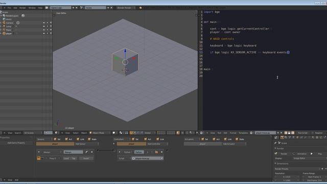 Game Engine Tutorial 01: WASD Movement using Scripting смотреть онлайн