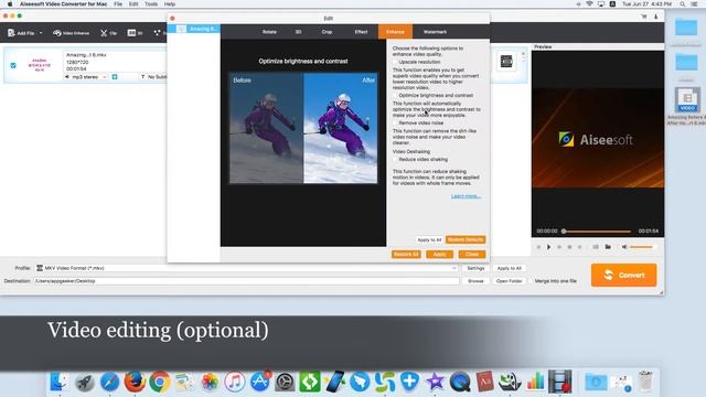How to Change MKV Videos into MOV (MOV to MKV) for Successful Playing on Mac смотреть онлайн