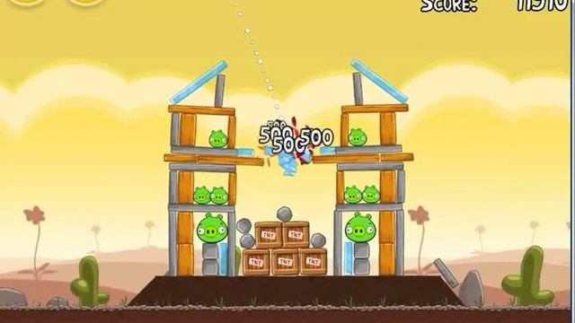 Angry Birds Google Chrome Level 3-5 3 Star Walkthrough смотреть онлайн