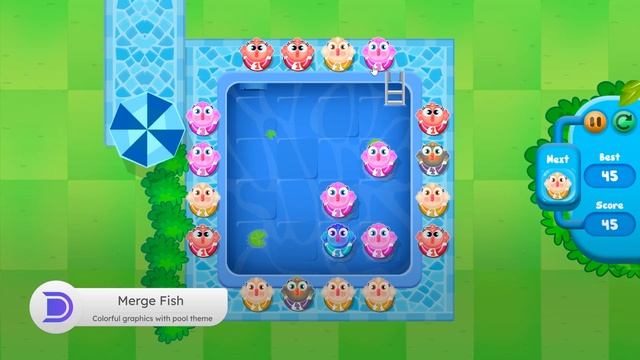 Merge Fish - HTML5 Merge Game смотреть онлайн