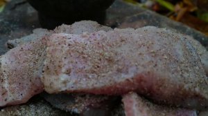 Засолка толстолобика. Толстолоб сухого посола. Дикая кухня!   Salting a silver carp. Wild cuisine!.