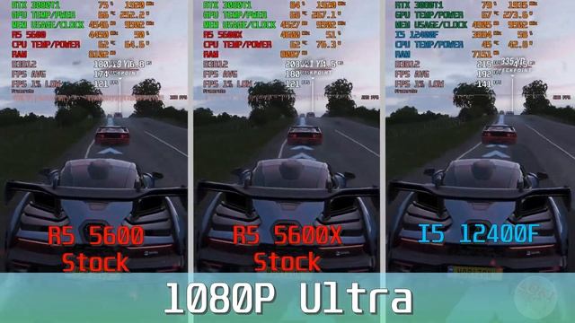 Ryzen 5 5600 VS Ryzen 5 5600X VS Core I5 12400/12400F Gaming Benchmark 1080P RTX 3080Ti смотреть онлайн