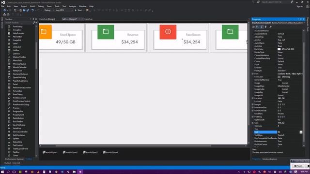 Creative-Tim Style Material Design Dashboard - C#, VB.NET - PROGRAMMING - Bunifu UI + DataVIZ смотреть онлайн