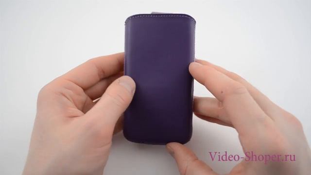 Чехол фиолетовый с язычком для Nokia E6 смотреть онлайн
