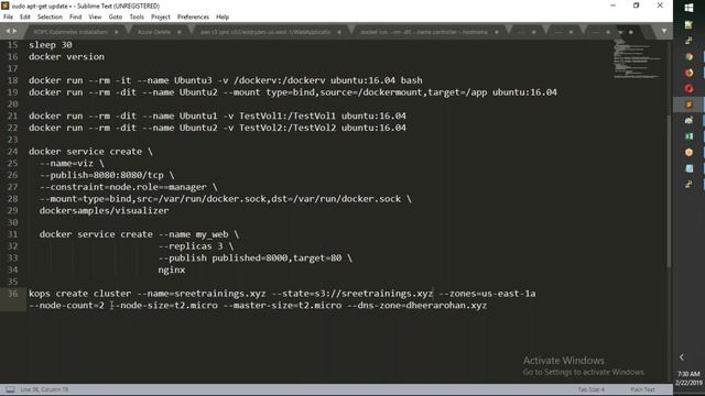 7.DevOps-Kubernetes KOPS Install on AWS смотреть онлайн