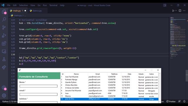 Como criar Formulário em Python | CRUD em Python com SQLite | parte #03 смотреть онлайн