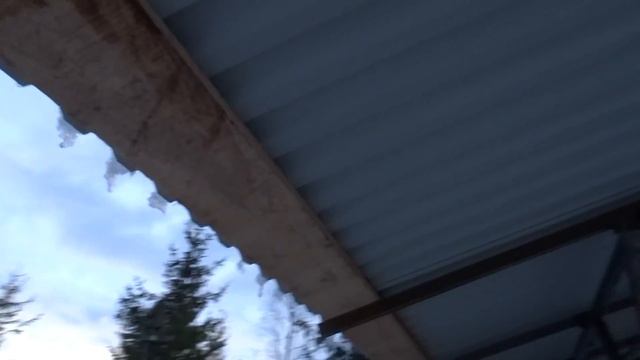 Самодельный навес для машины за 5 дней, 6 на 5,5 метра, бюджет 24 000р смотреть онлайн