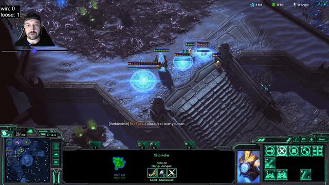 0005 Lets Play Starcraft 2 EU Server Mehrspieler Blink Stalker & Co Teil 1 смотреть онлайн